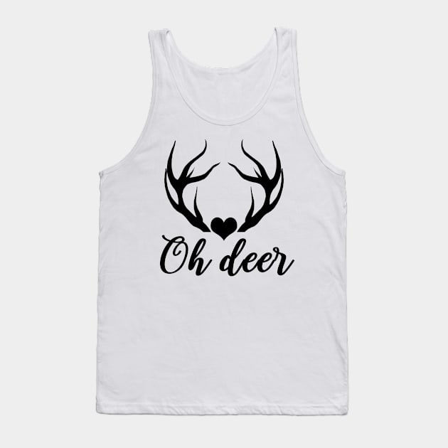 Oh Deer Tank Top by Sham